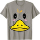 Duck Costume Cute Rubber Ducky Face Halloween T-Shirt - T-Shirt | Sand