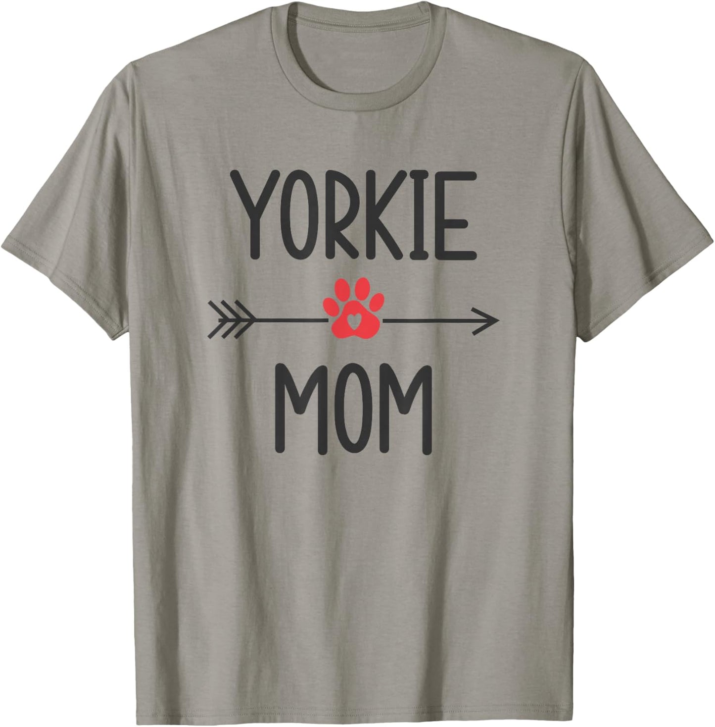 Yorkie Mom Yorkshire Terrier Dog Lovers Gift Women Yorkie T-Shirt - T-Shirt | Sand