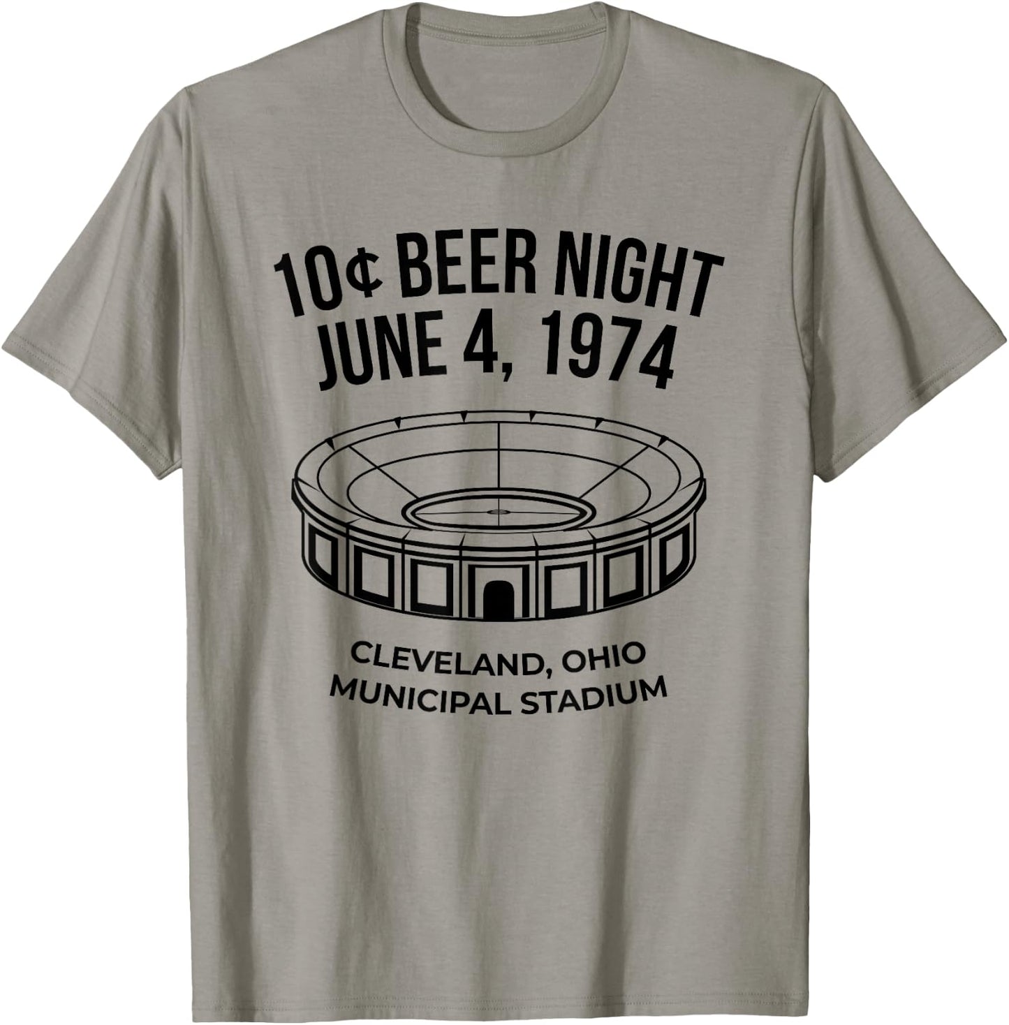 Cleveland Baseball Shirt Retro 10 Cent Beer Night T-Shirt - T-Shirt | Sand
