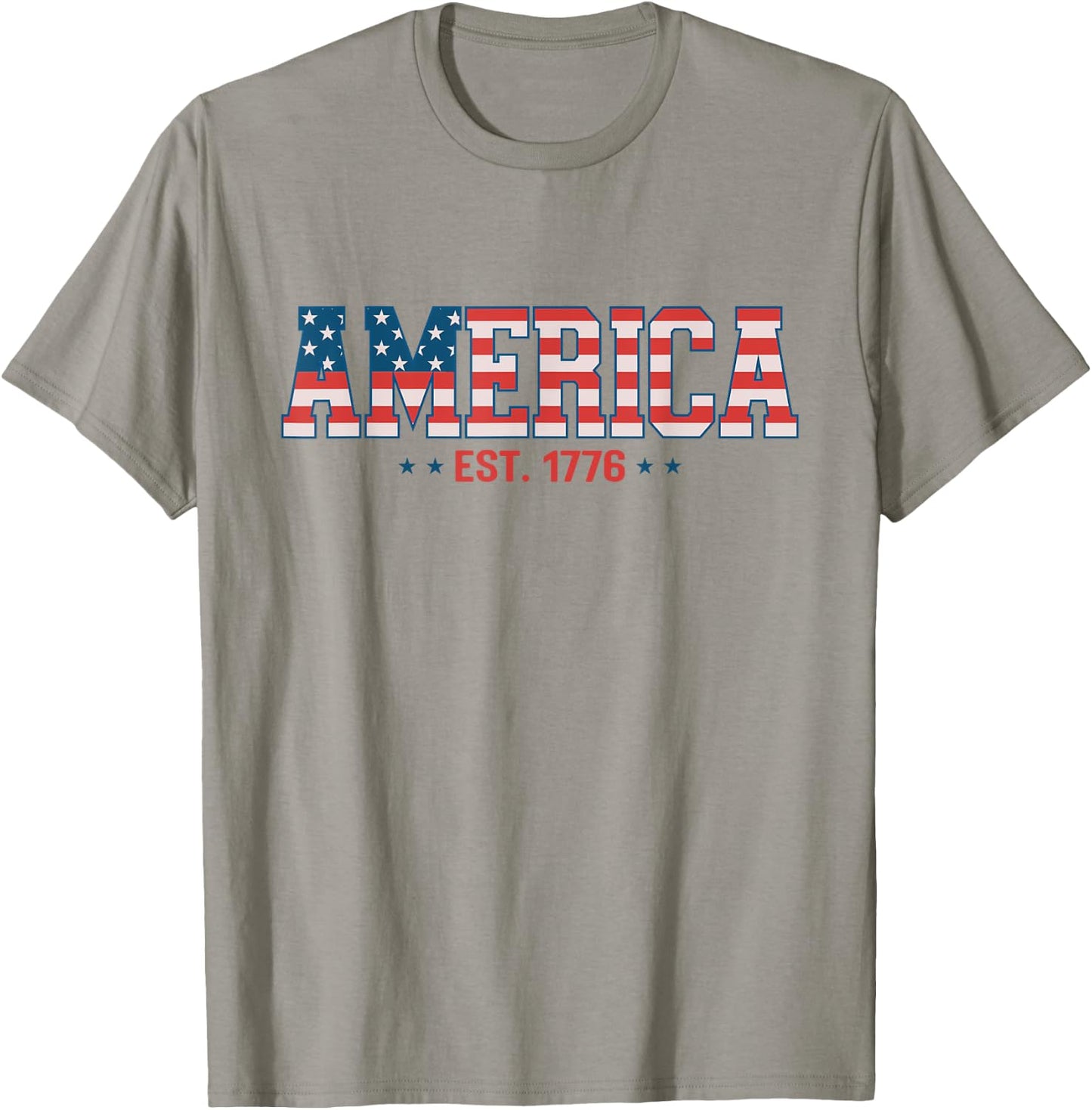 USA Since 1776 Flag American Independence 4th July Patriotic Men T-Shirt - T-Shirt | Sand
