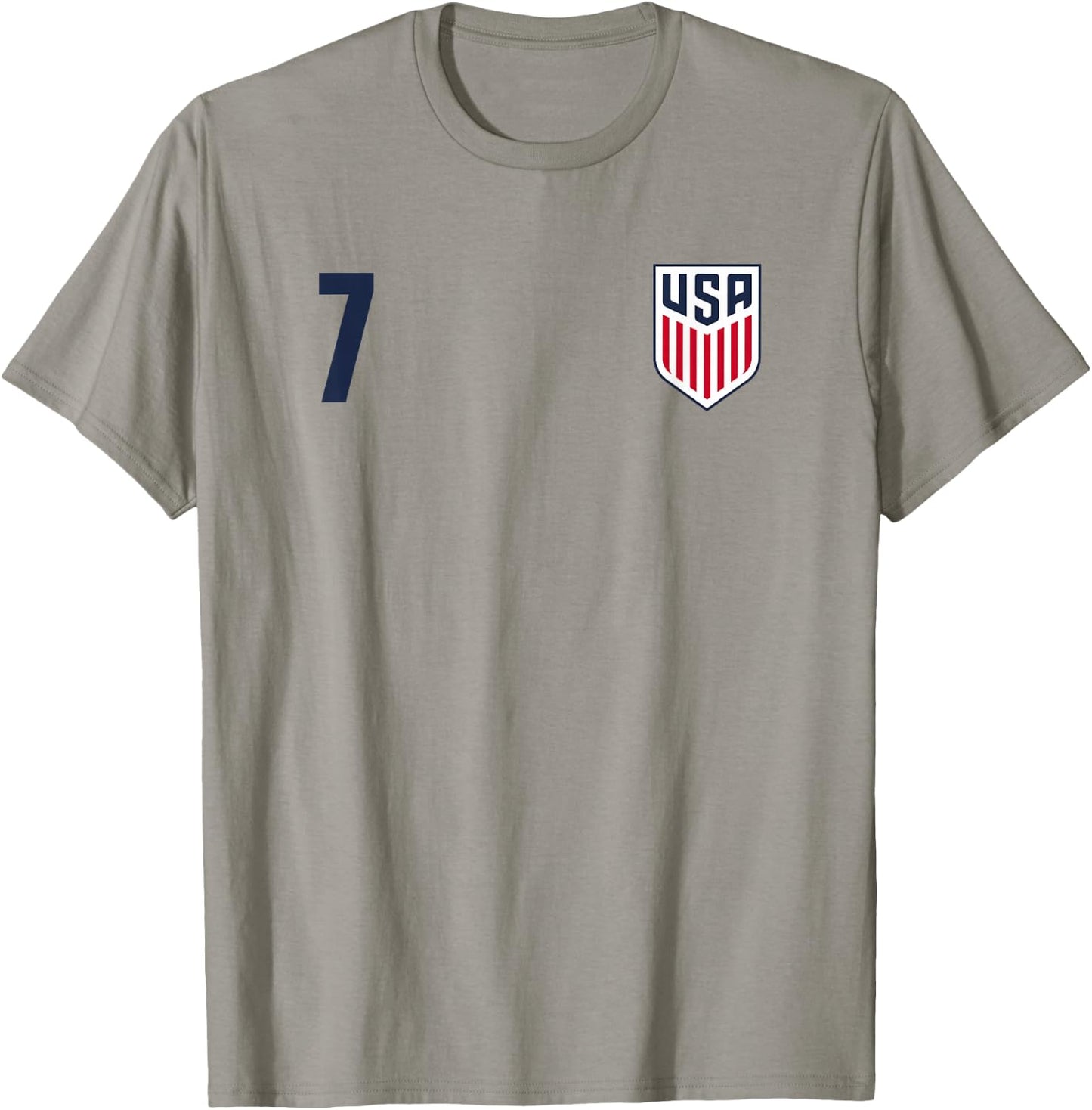 Officially Licensed US Soccer Team Gio Reyna, Legacy #7 T-Shirt - T-Shirt | Sand