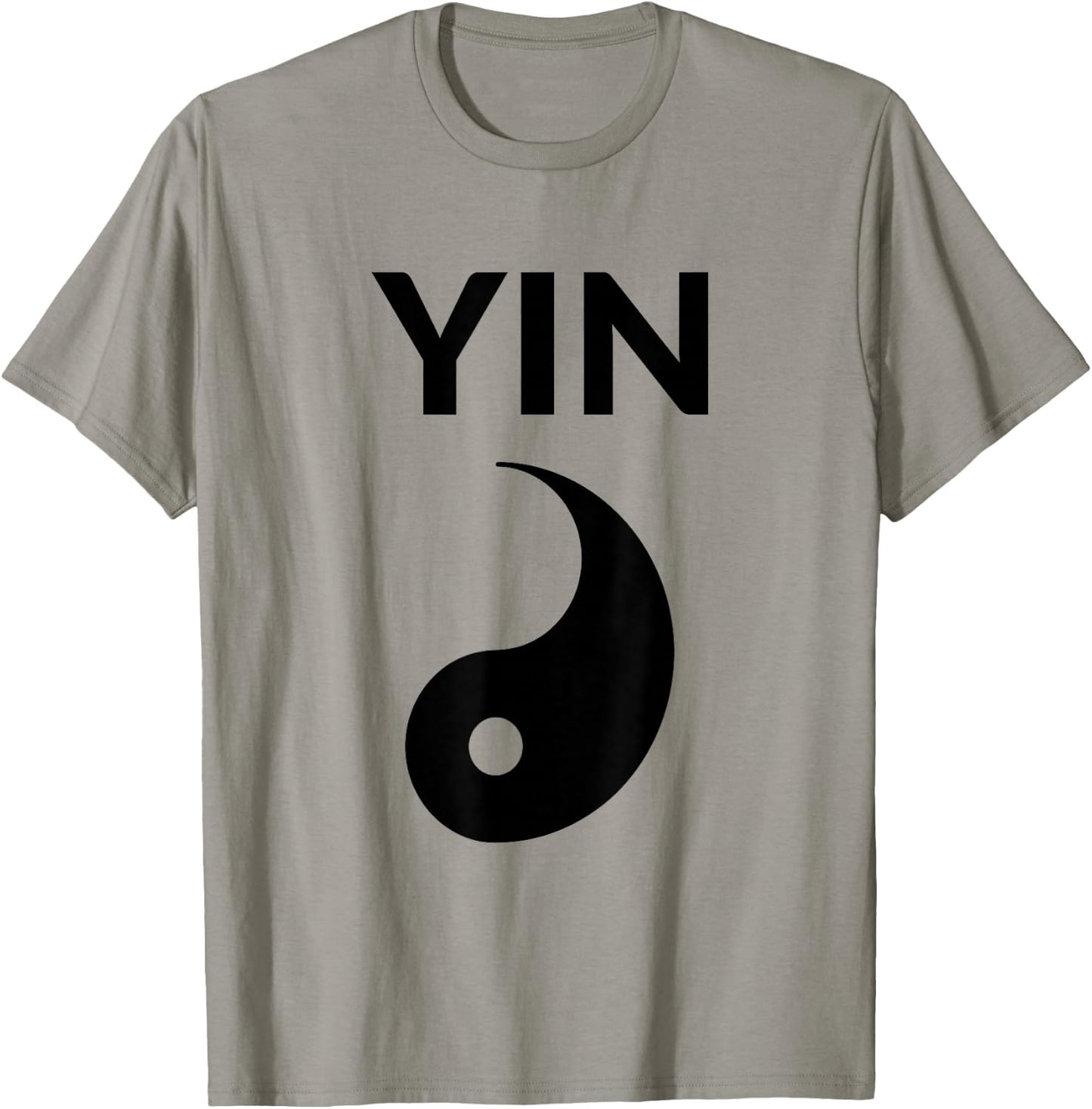 Yin Yang Costume Couple Costumes Partner Costumes Man Woman Couples , White T-Shirt - T-Shirt | Sand
