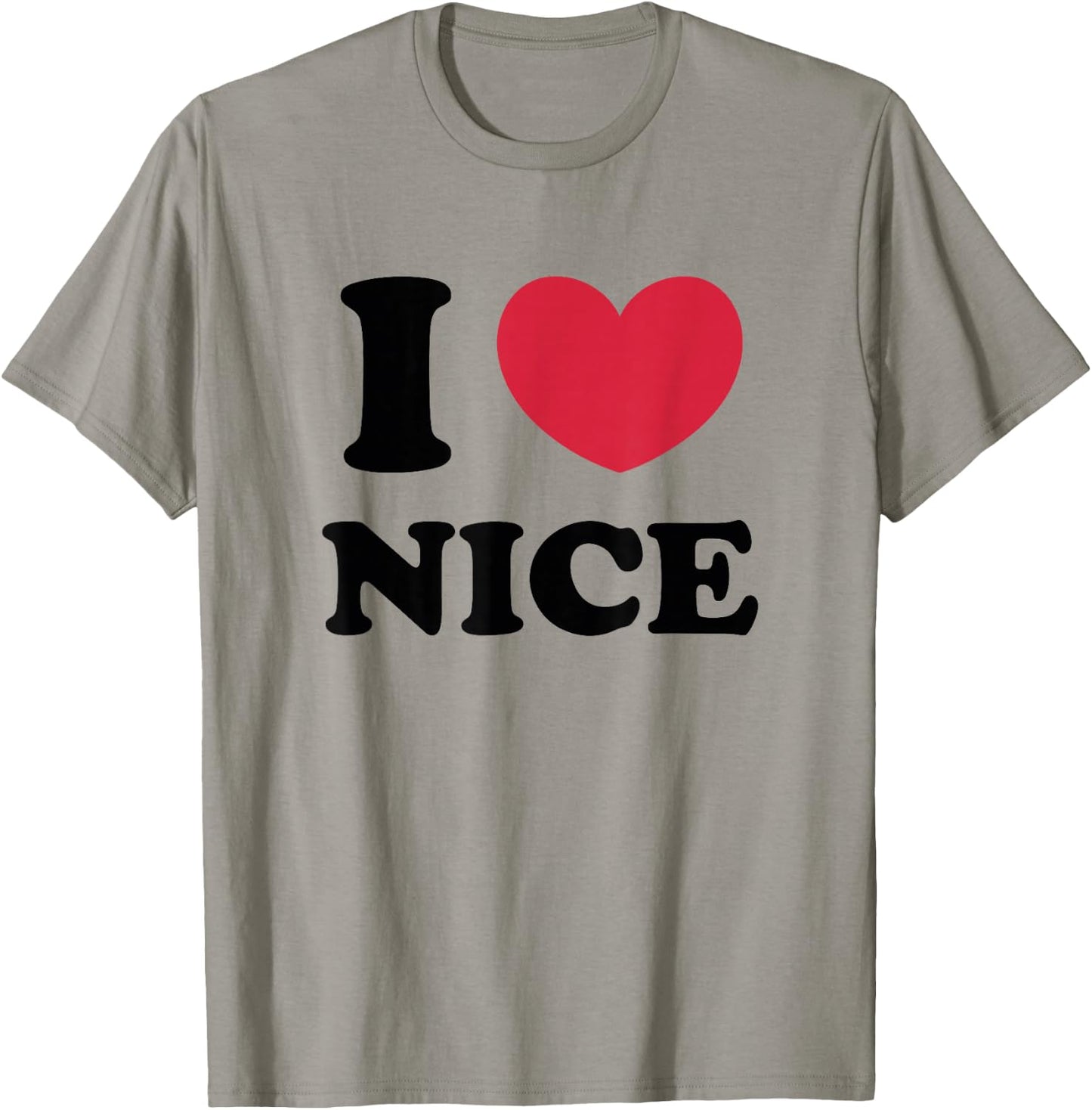I Love Nice , white, S T-Shirt - T-Shirt | Sand