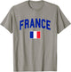 France - Flag of France - Throwback Design - Classic T-Shirt - T-Shirt | Sand
