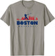 Boston Baseball Vintage Minimalist Retro Baseball Lover T-Shirt - T-Shirt | Sand