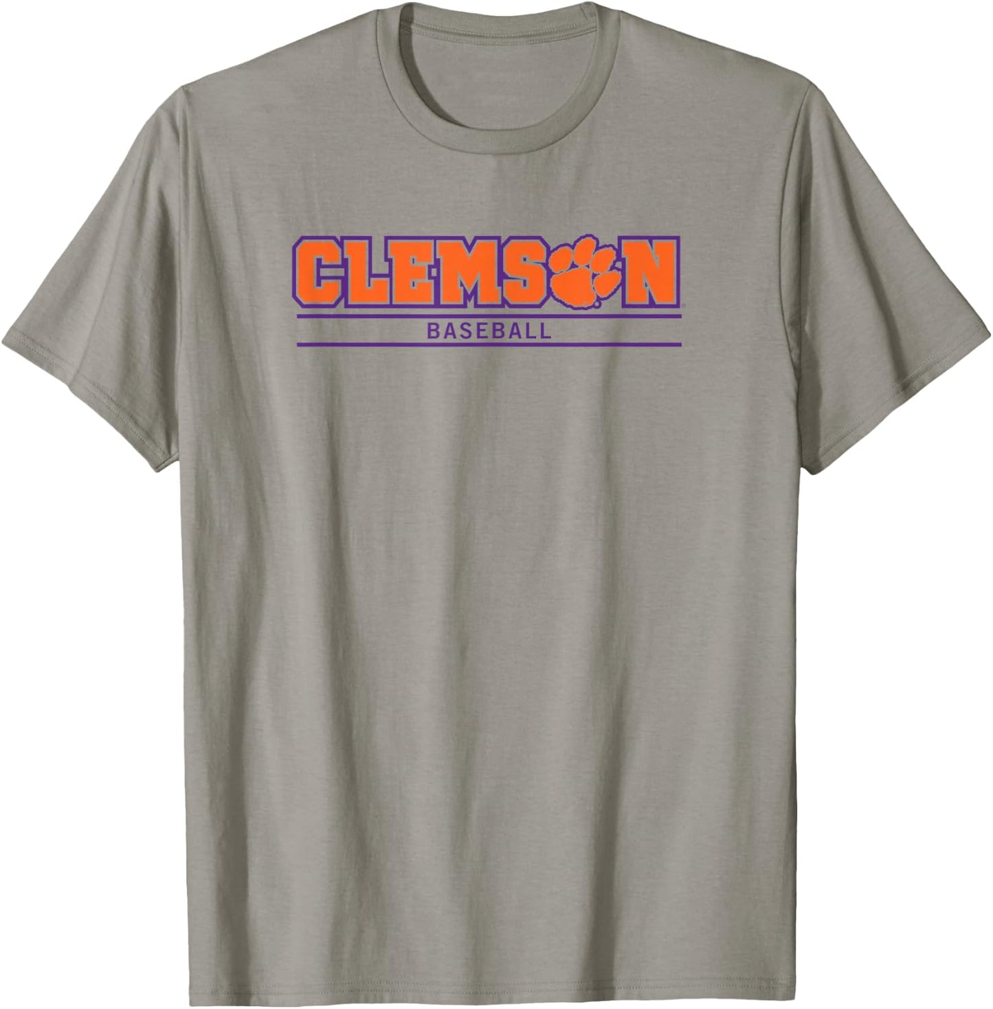 Clemson Tigers Baseball Athletics White Officially Licensed T-Shirt - T-Shirt | Sand