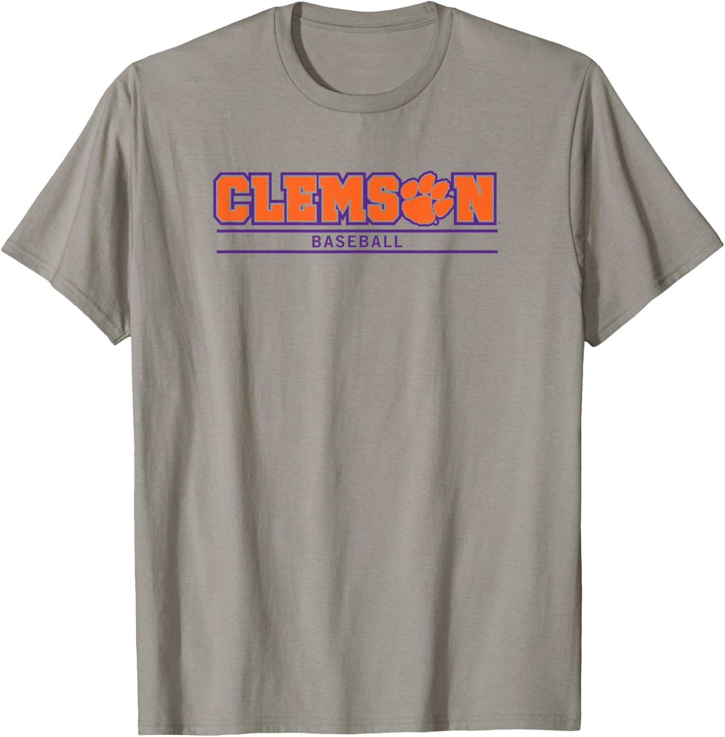 Clemson Tigers Baseball Athletics White Officially Licensed T-Shirt - T-Shirt | Sand