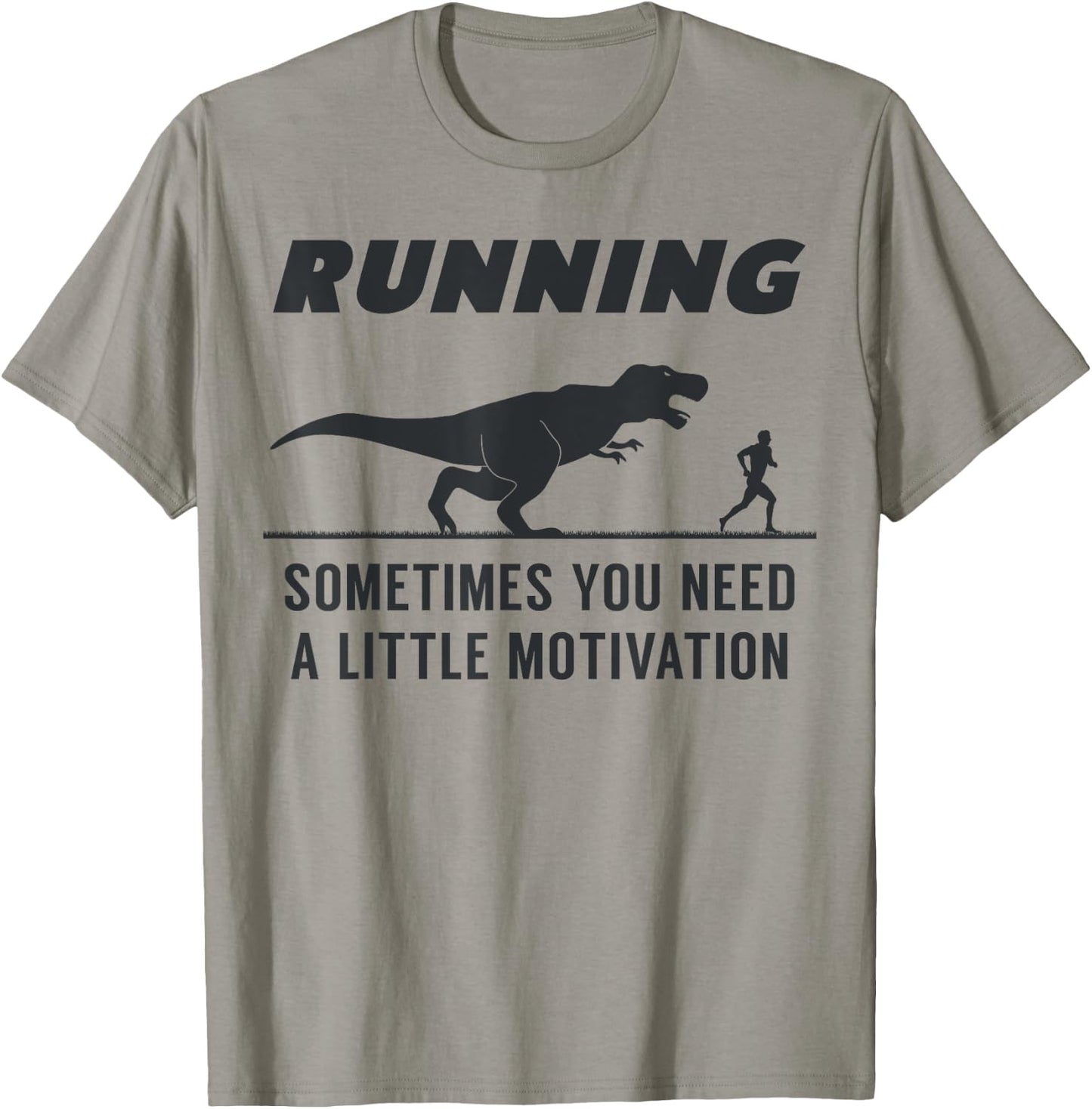 Funny Running Lover Fitness Gym Workout Shirt Gift Men Women T-Shirt - T-Shirt | Sand