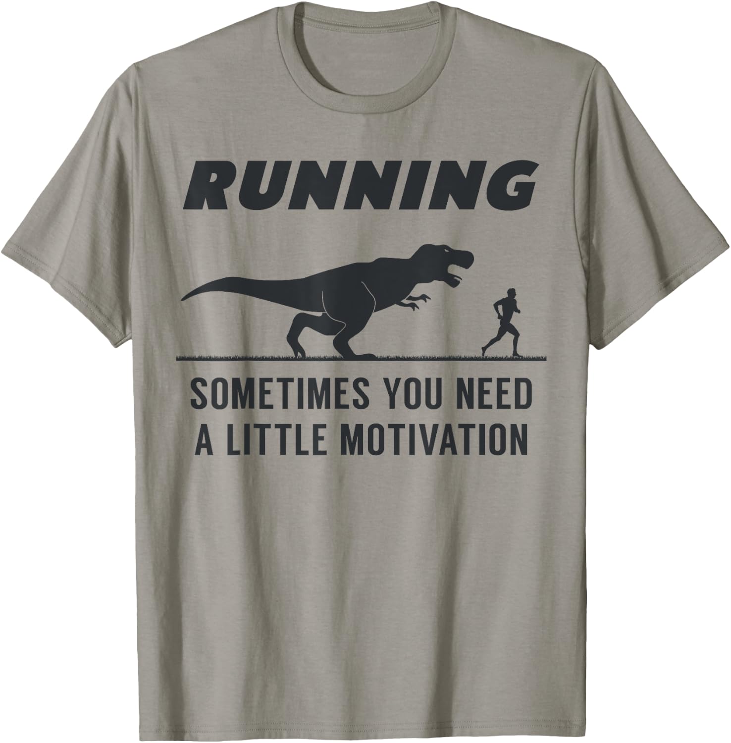 Funny Running Lover Fitness Gym Workout Shirt Gift Men Women T-Shirt - T-Shirt | Sand