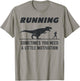 Funny Running Lover Fitness Gym Workout Shirt Gift Men Women T-Shirt - T-Shirt | Sand