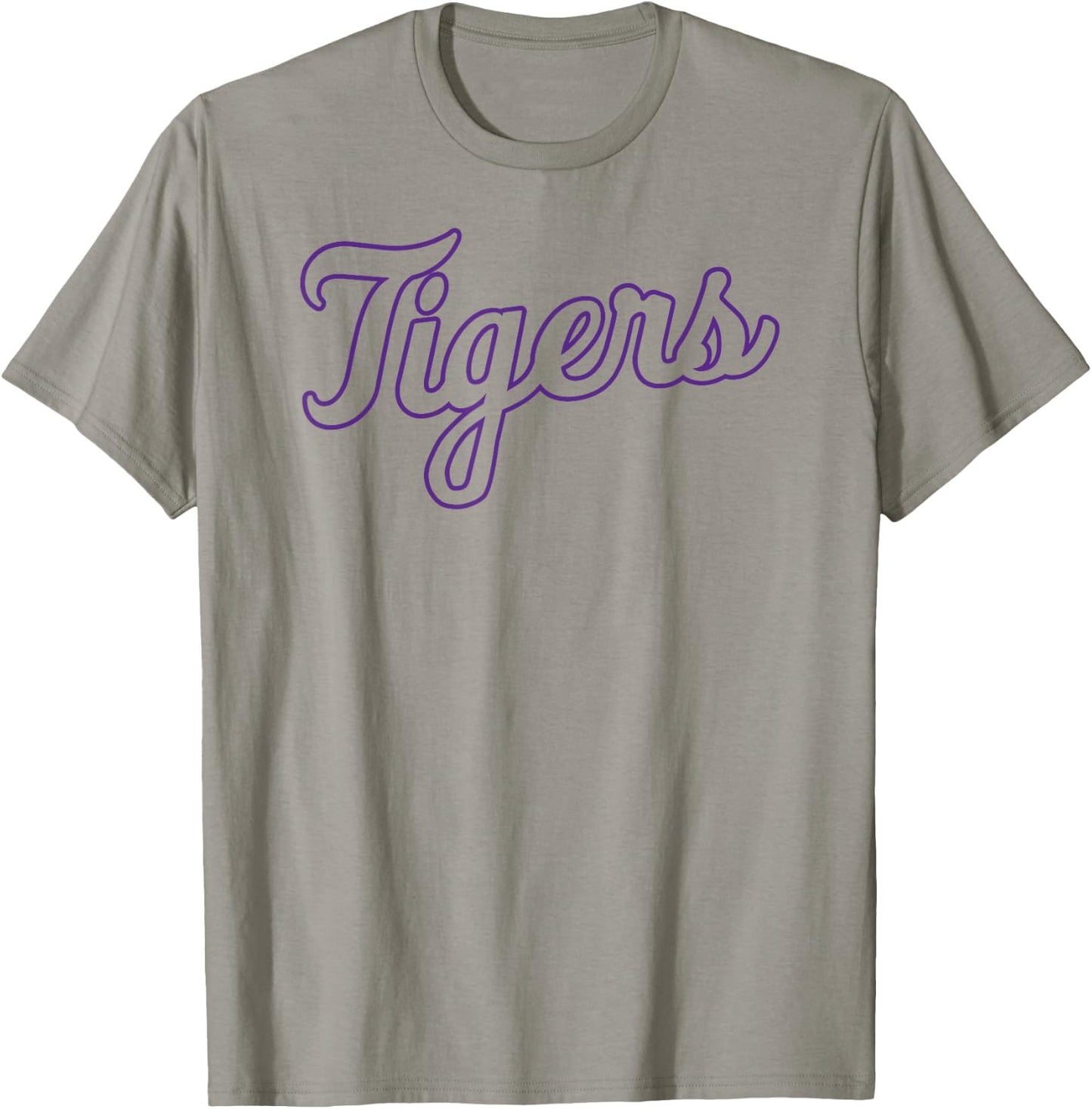 Clemson Tigers Cursive Mascot Orange Officially Licensed T-Shirt - T-Shirt | Sand