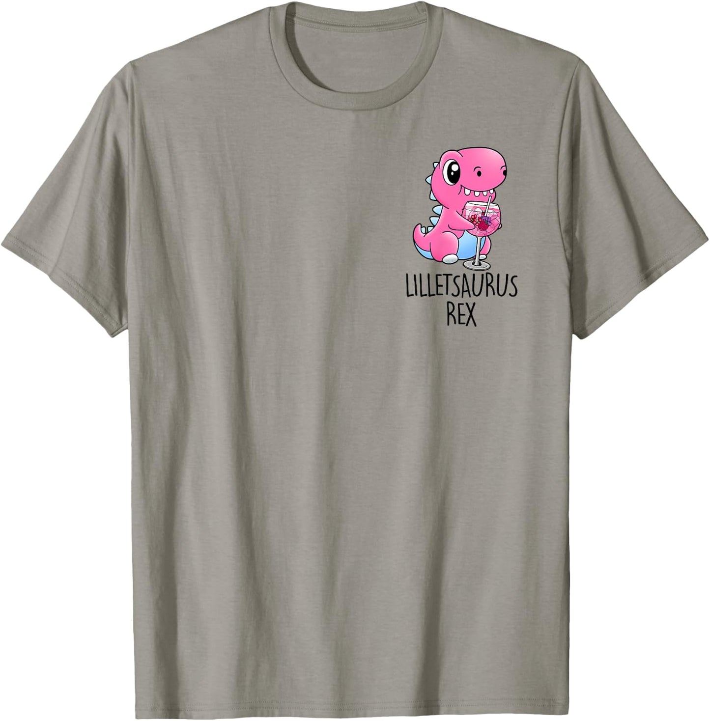 LILLETSAURUS REX Dino Wildberry Cocktail T-Shirt - T-Shirt | Sand