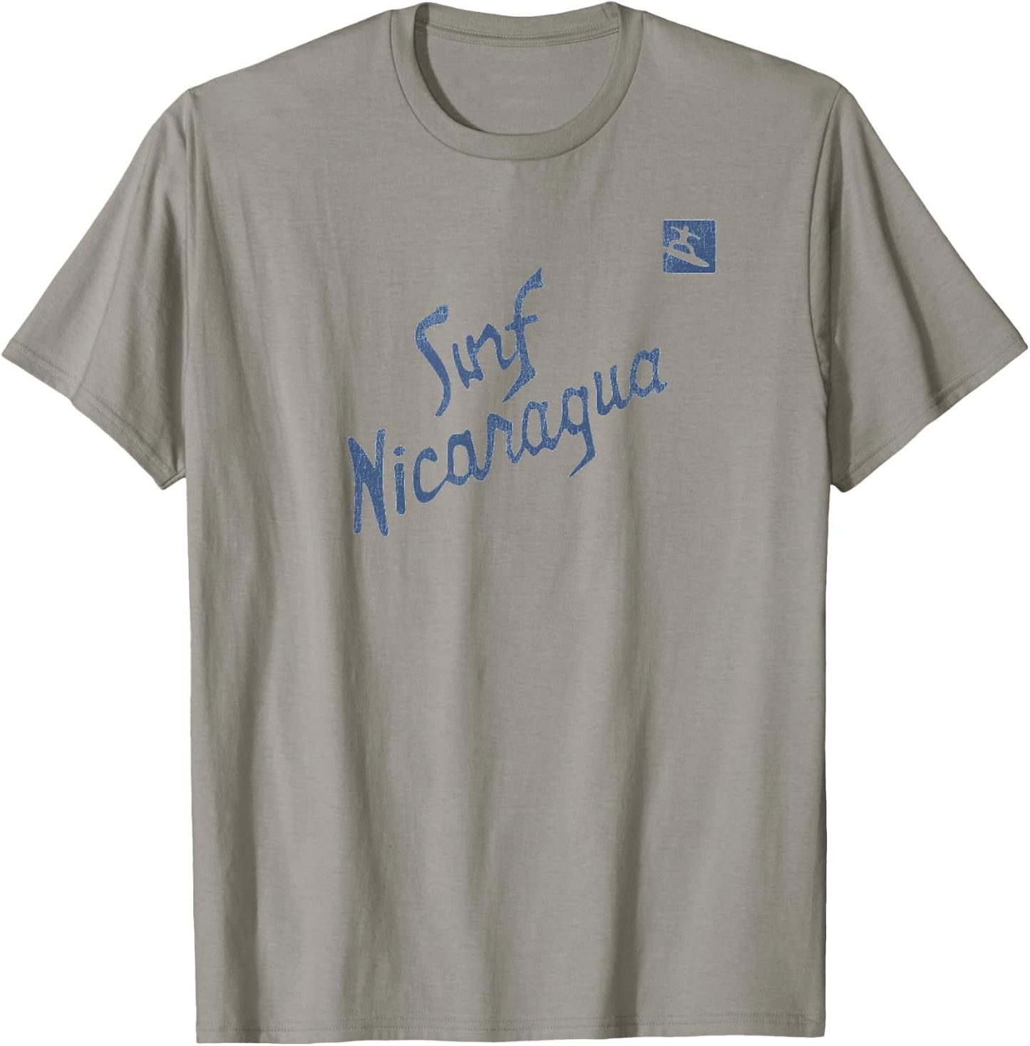 Surf Nicaragua Funny 1980s Retro Vintage Graphic T-Shirt - T-Shirt | Sand