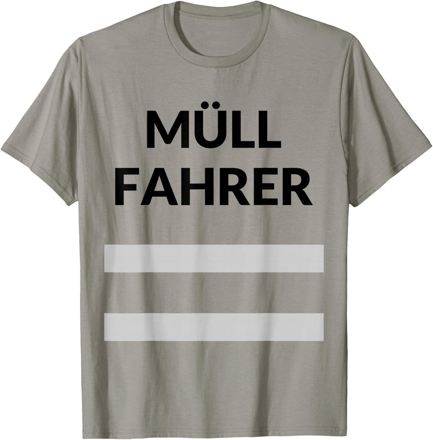 Müllfahrer Müllmann Costume Rubbish Collection Children's Men's Fancy Dress , orange T-Shirt - T-Shirt | Sand