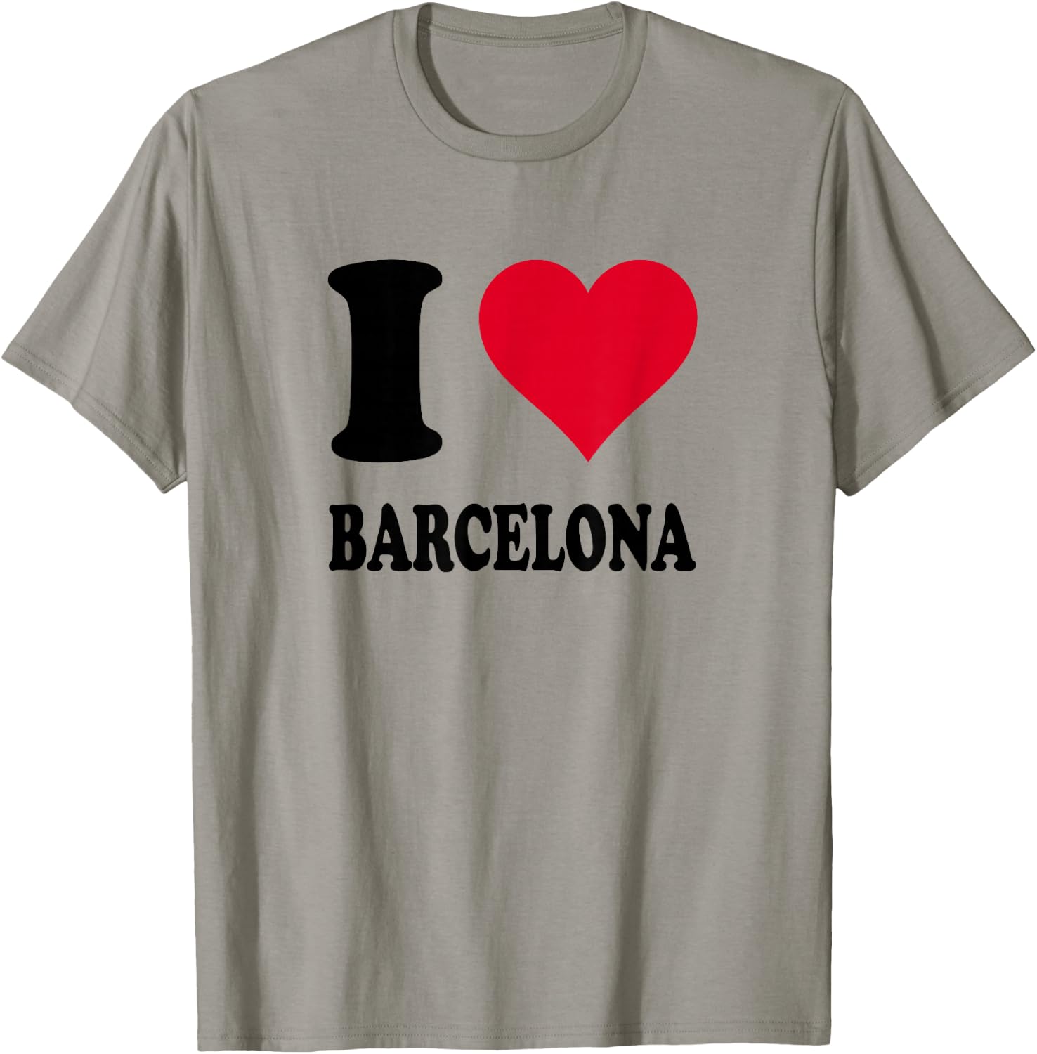 Ich Liebe Barcelona T-Shirt - T-Shirt | Sand