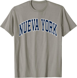 Retro New York Throwback Souvenir Classic Nueva York NY Blue T-Shirt - T-Shirt | Sand