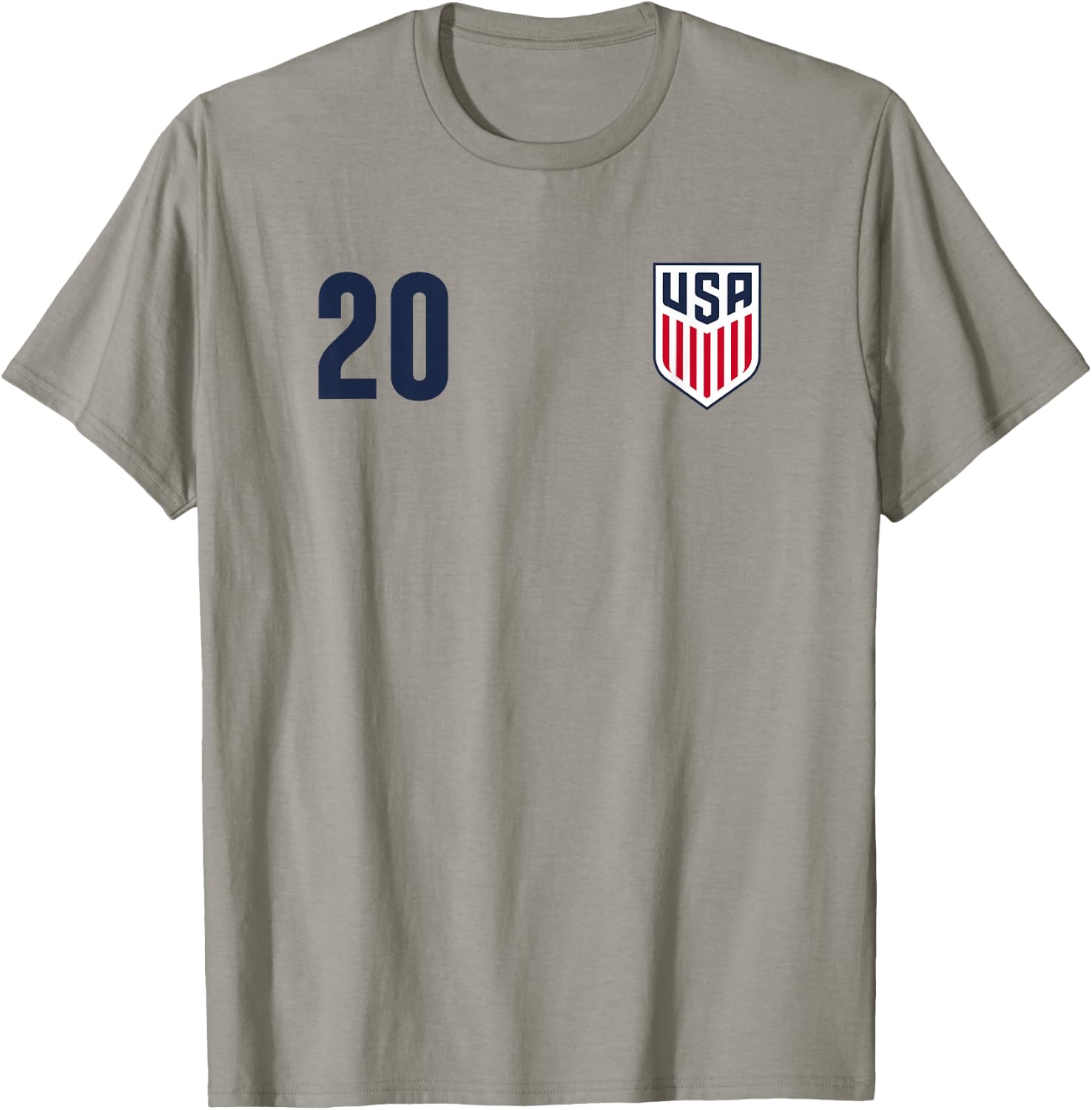 Officially Licensed US Soccer Folarin Balogun, Legacy #20 T-Shirt - T-Shirt | Sand