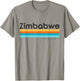 Vintage Retro Zimbabwe Design T-Shirt - T-Shirt | Sand