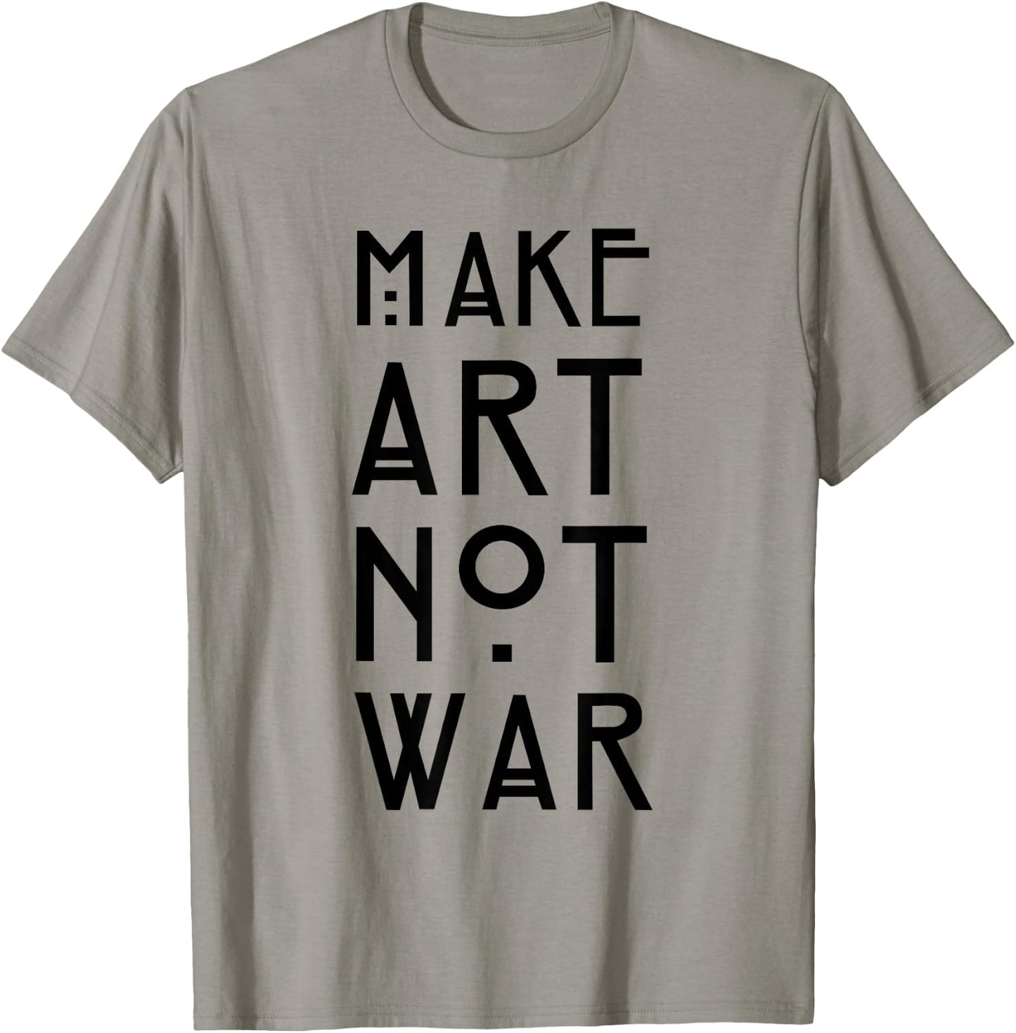 Make Art Not War Shirt – Art Deco und Jugendstil T-Shirt - T-Shirt | Sand