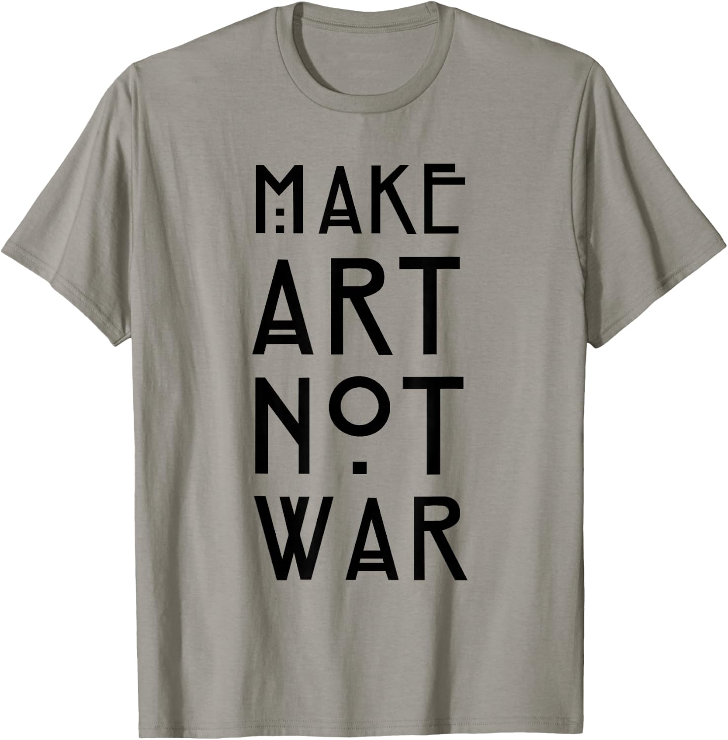 Make Art Not War Shirt – Art Deco und Jugendstil T-Shirt - T-Shirt | Sand