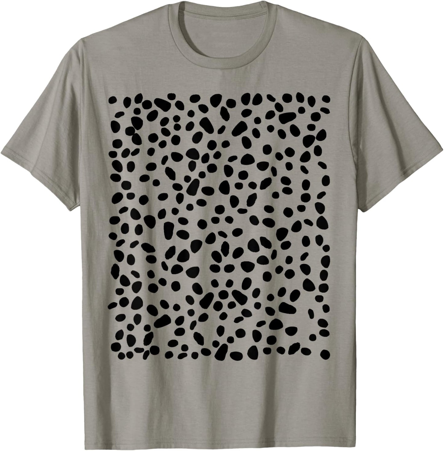 spotted white with black polka dots Dalmatian T-Shirt - T-Shirt | Sand