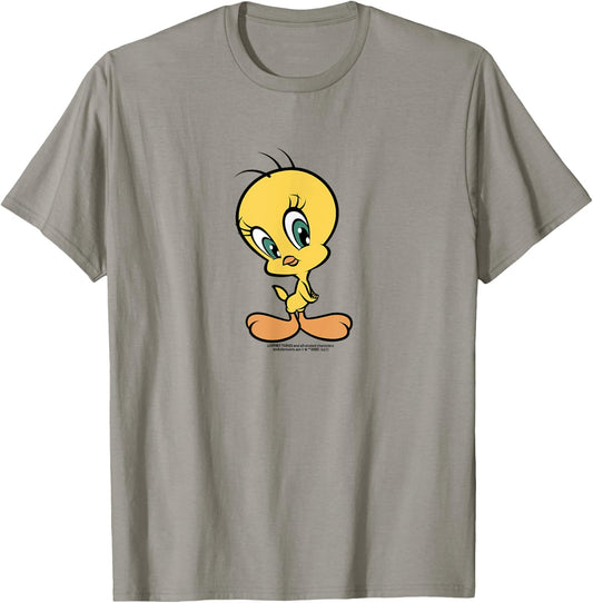 Looney Tunes Tweety Bird Cute Portrait Folded Hands T-Shirt - T-Shirt | Sand