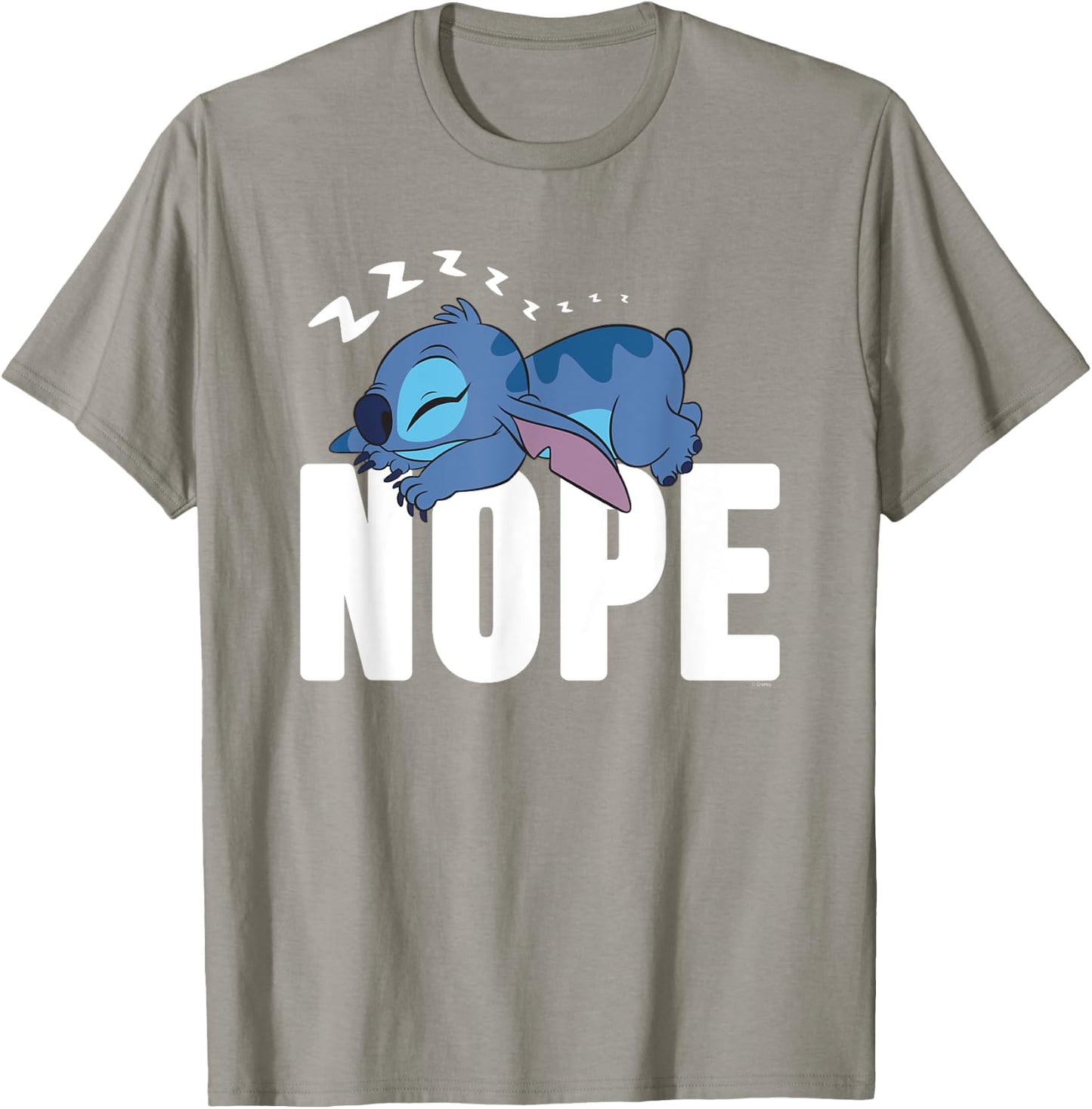 Lilo And Stitch Nope Nightdress T-Shirt - T-Shirt | Sand
