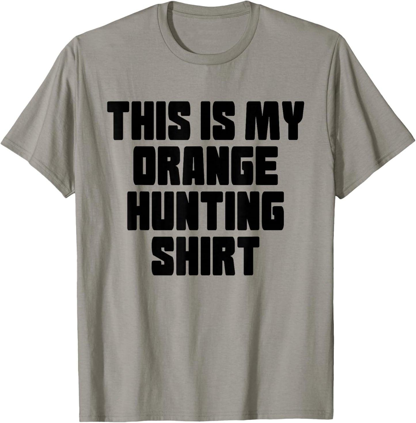 Funny Hunting Vest Orange Deer Duck Boar Wild Pig Hunter T-Shirt - T-Shirt | Sand