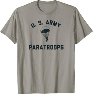 US Army Paratroops Paratrooper WW2 Vintage PT T-Shirt - T-Shirt | Sand
