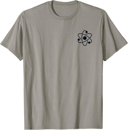 Nuclear Power Logo Emblem Uranium Energy Nuclear Engineer T-Shirt - T-Shirt | Sand