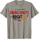 Merry Christmas Cooking Baking Team Baking Spirits Bright T-Shirt - T-Shirt | Sand