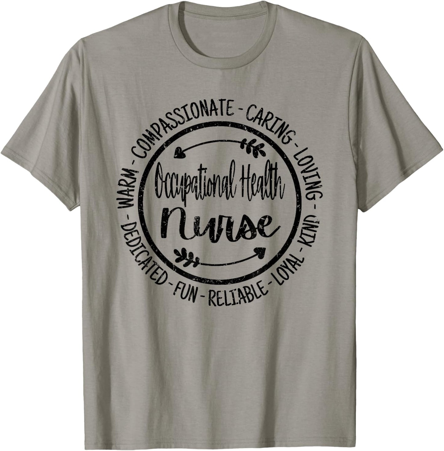 Occupational Health Nurse Life Nursing Squad Appreciation T-Shirt - T-Shirt | Sand