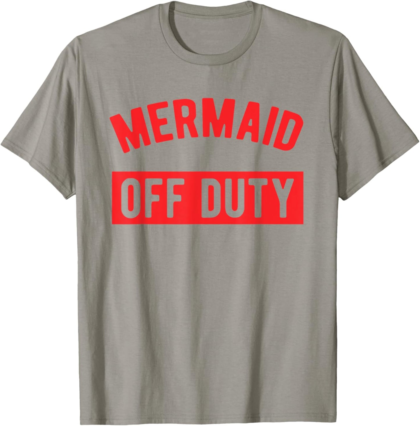 Mermaid Off Duty - Girls & Women's Summer T-Shirt - T-Shirt | Sand