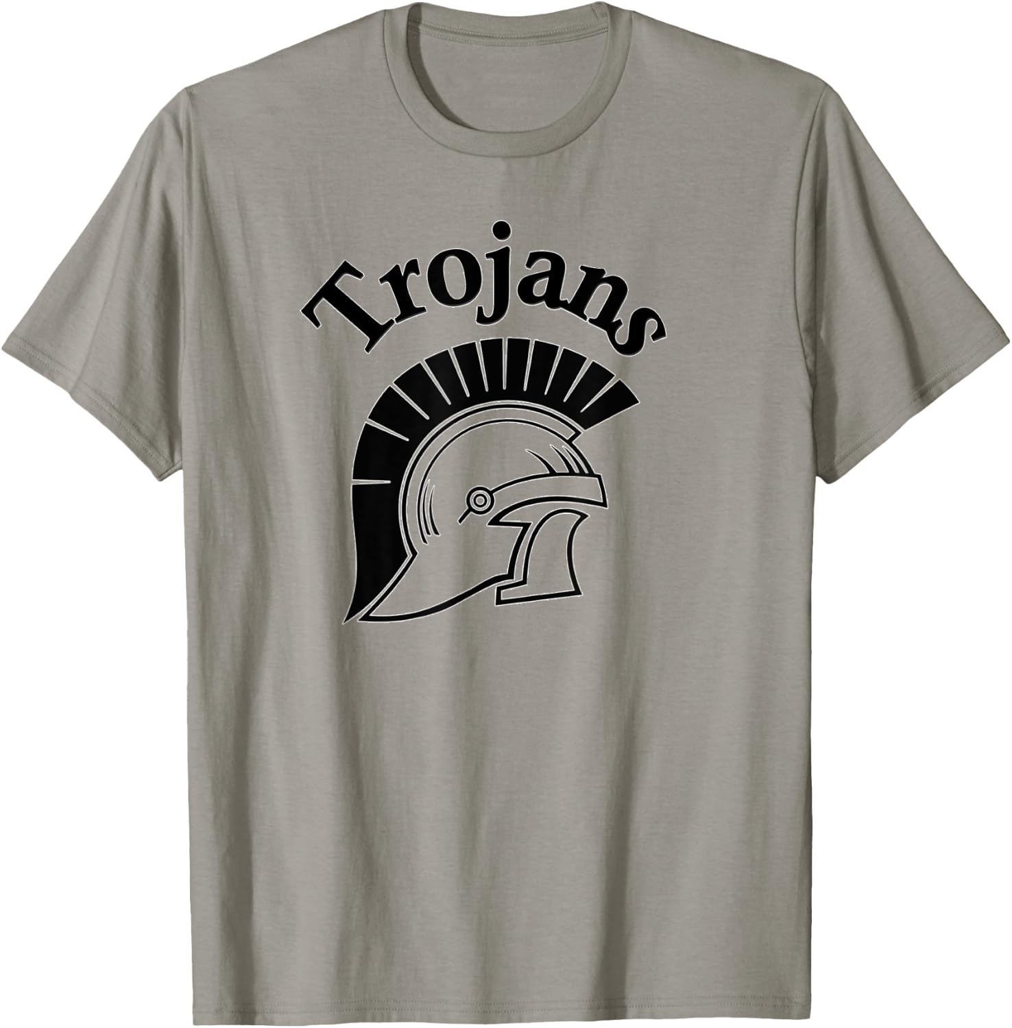 Trojans team - Black Logo T-Shirt - T-Shirt | Sand