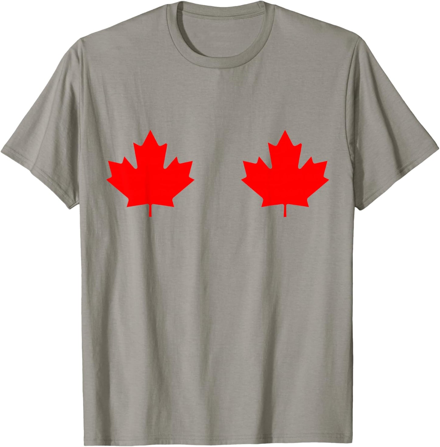 Maple Leaf Canada Day Canadian Flag T-Shirt - T-Shirt | Sand