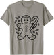 Christmas Gingerbread Man Color Your Own Craft for Kids T-Shirt - T-Shirt | Sand