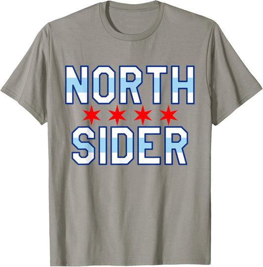 North Sider Chicago North Side Pride Baseball Gift T-Shirt - T-Shirt | Sand