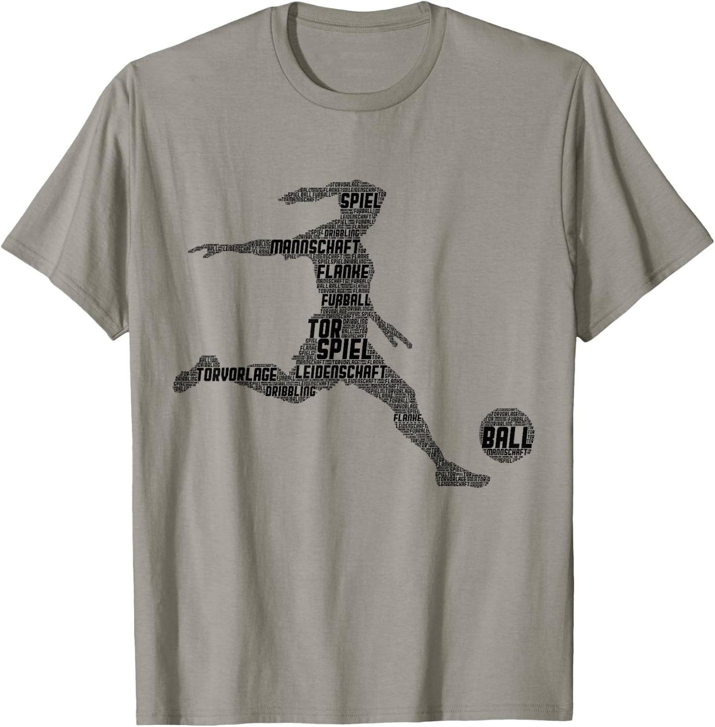 Fußball Mädchen Fußballerin Damen Kinder T-Shirt - T-Shirt | Sand