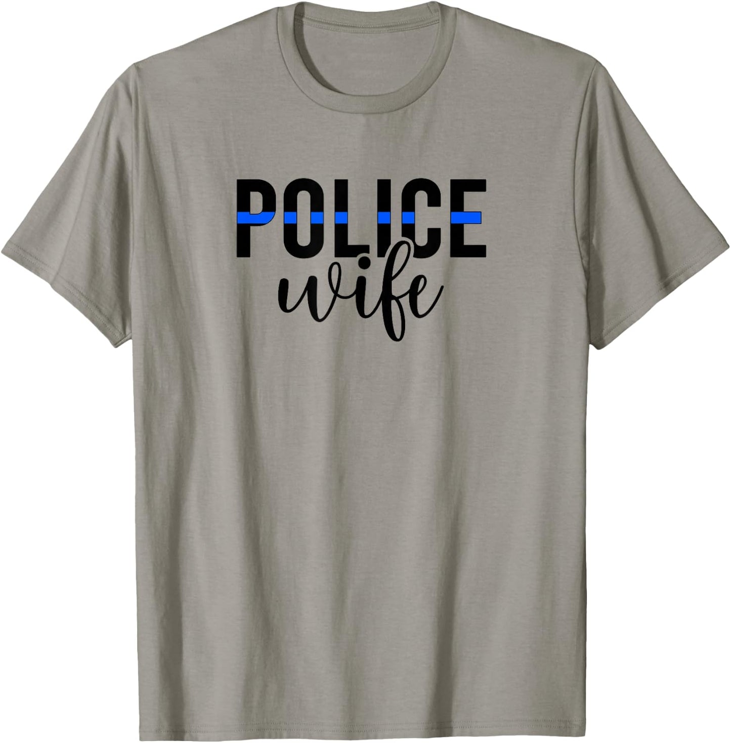 Boho Police Wife Of A Police Officer Wife Cop Wife T-Shirt - T-Shirt | Sand