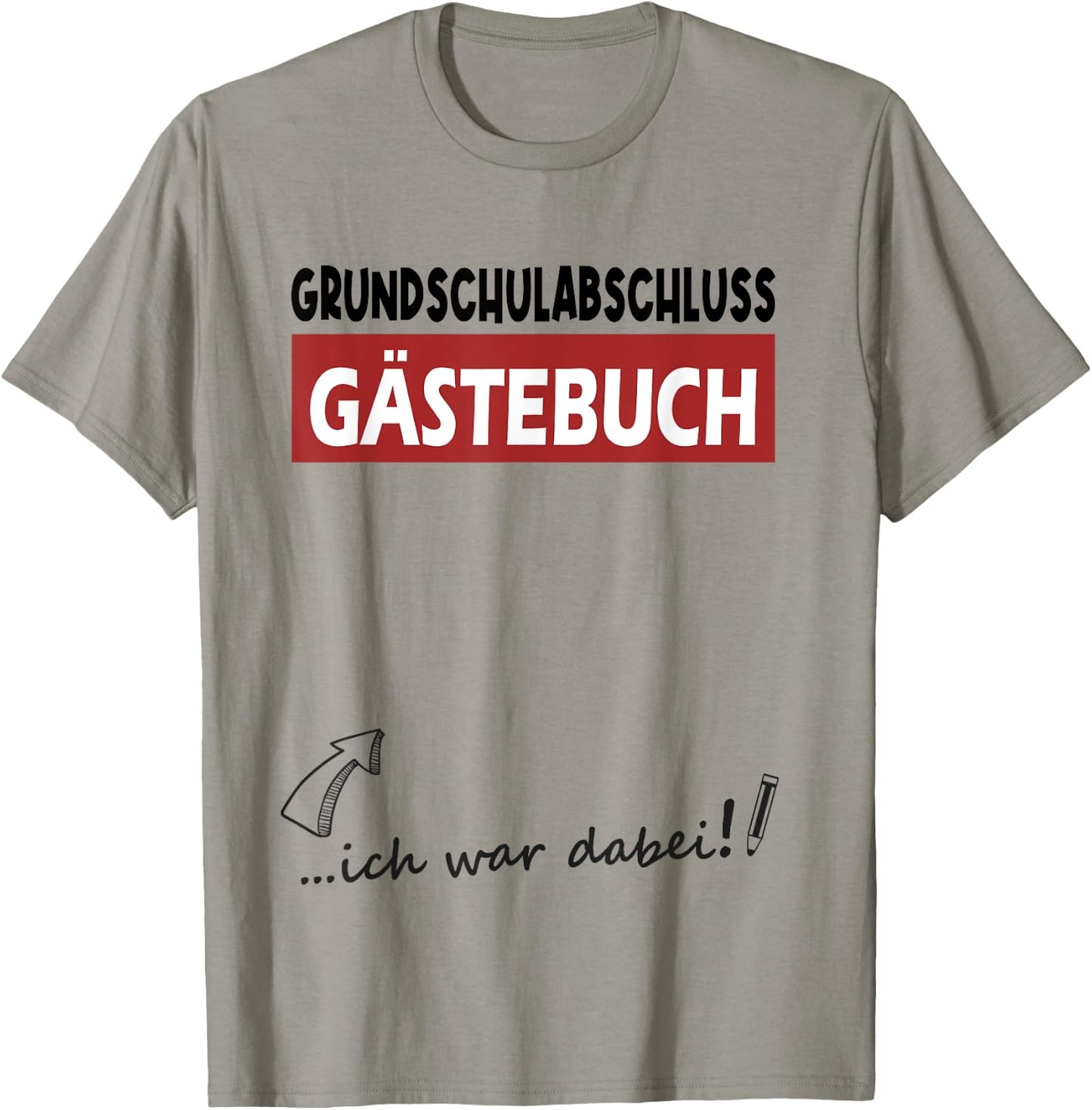 Grundschule Geschafft Grundschulabschluss Gästebuch 4 Klasse T-Shirt - T-Shirt | Sand