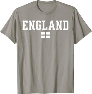 England English Flag White Red T-Shirt - T-Shirt | Sand
