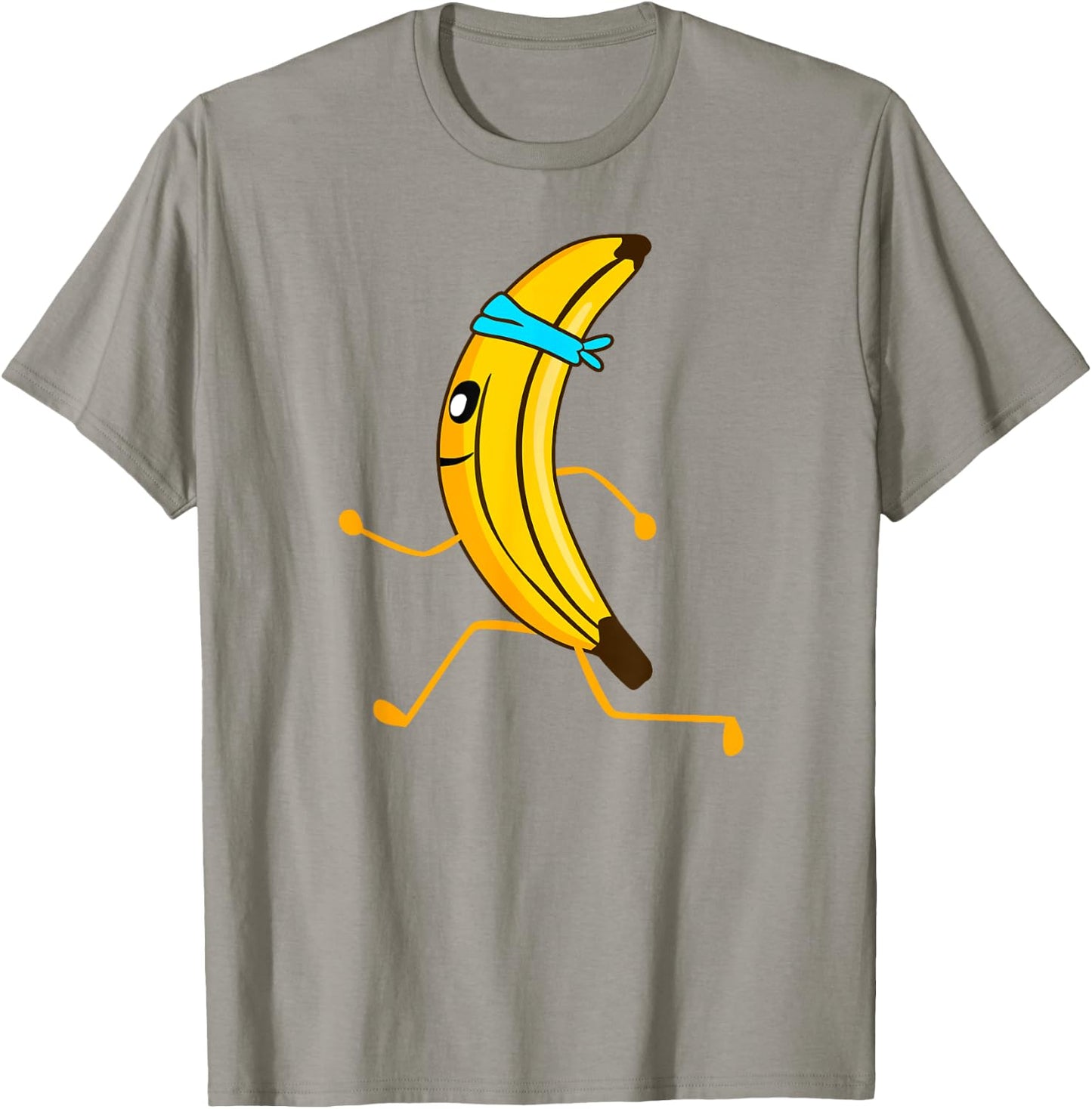 Running Banana Funny Run jooging athletes T-Shirt - T-Shirt | Sand