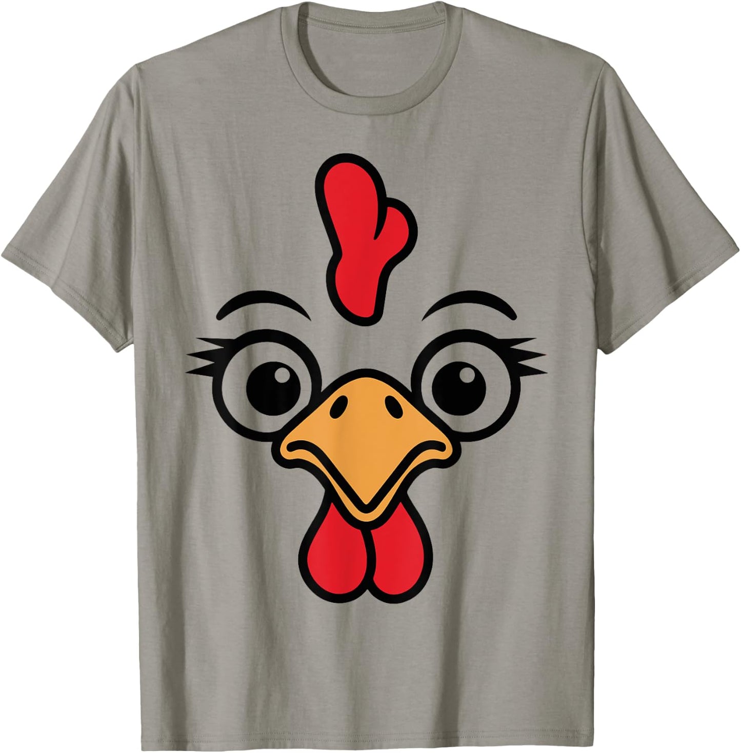 Chicken Face T-Shirt - T-Shirt | Sand