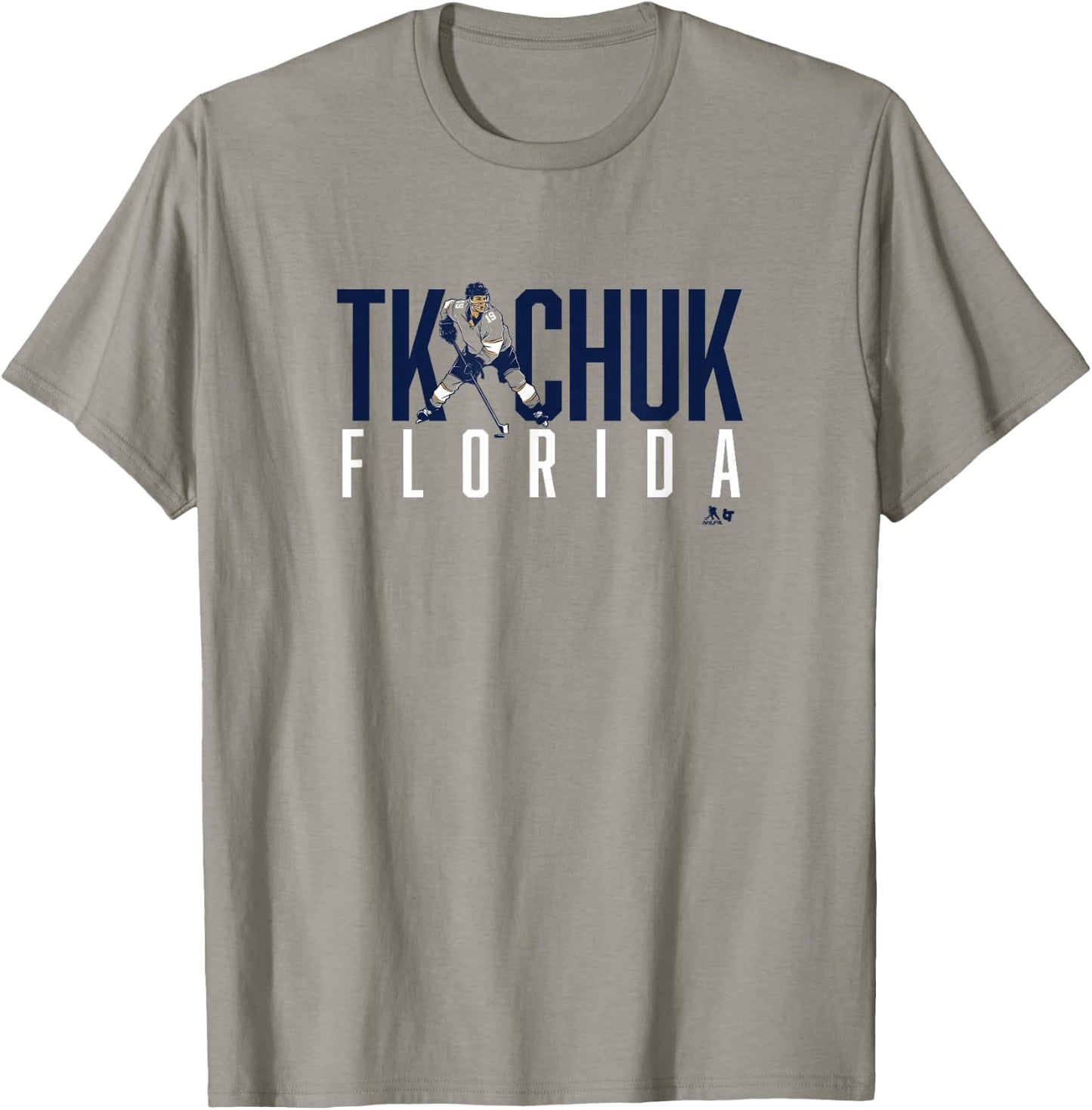 Matthew Tkachuk: Letter Star - Florida Hockey T-Shirt - T-Shirt | Sand