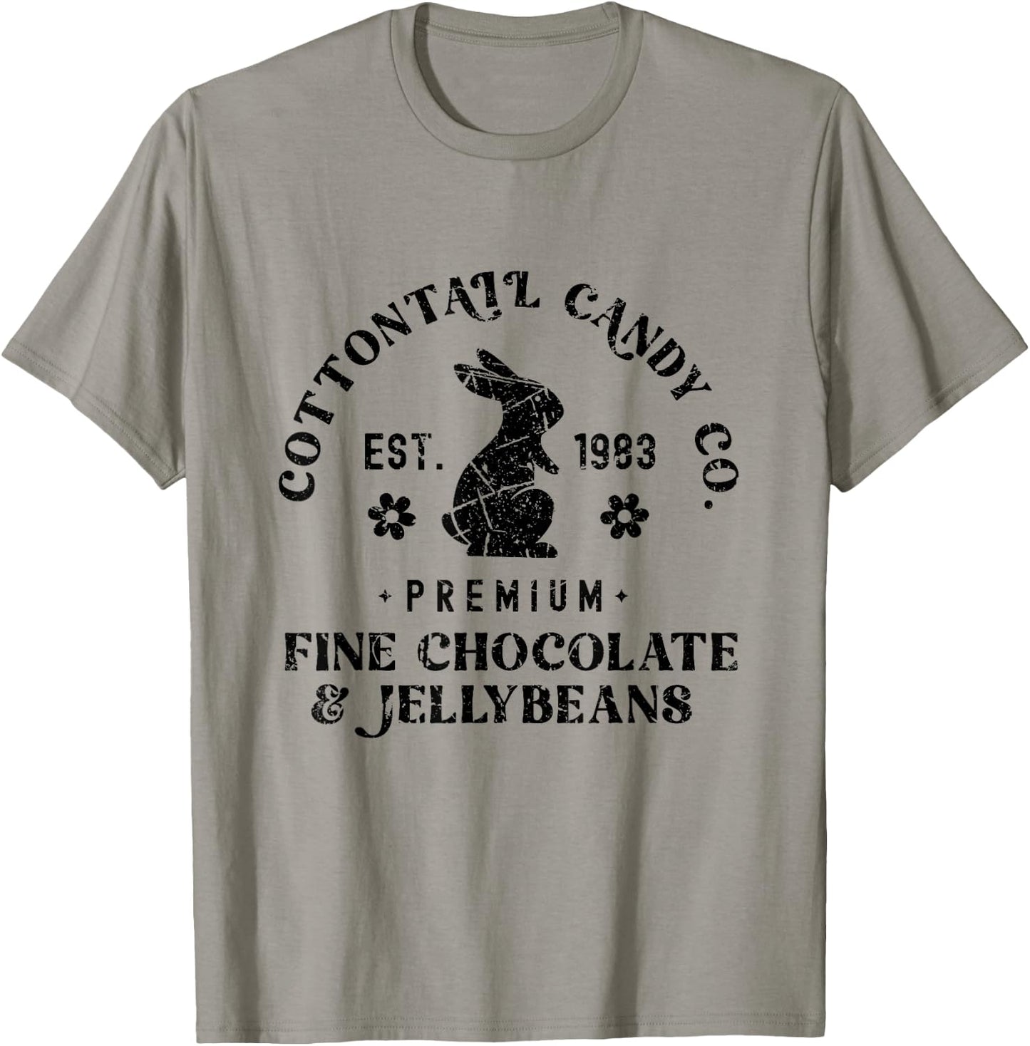 Cotton Tale Candy Co. Vintage Funny Springtime Easter T-Shirt - T-Shirt | Sand