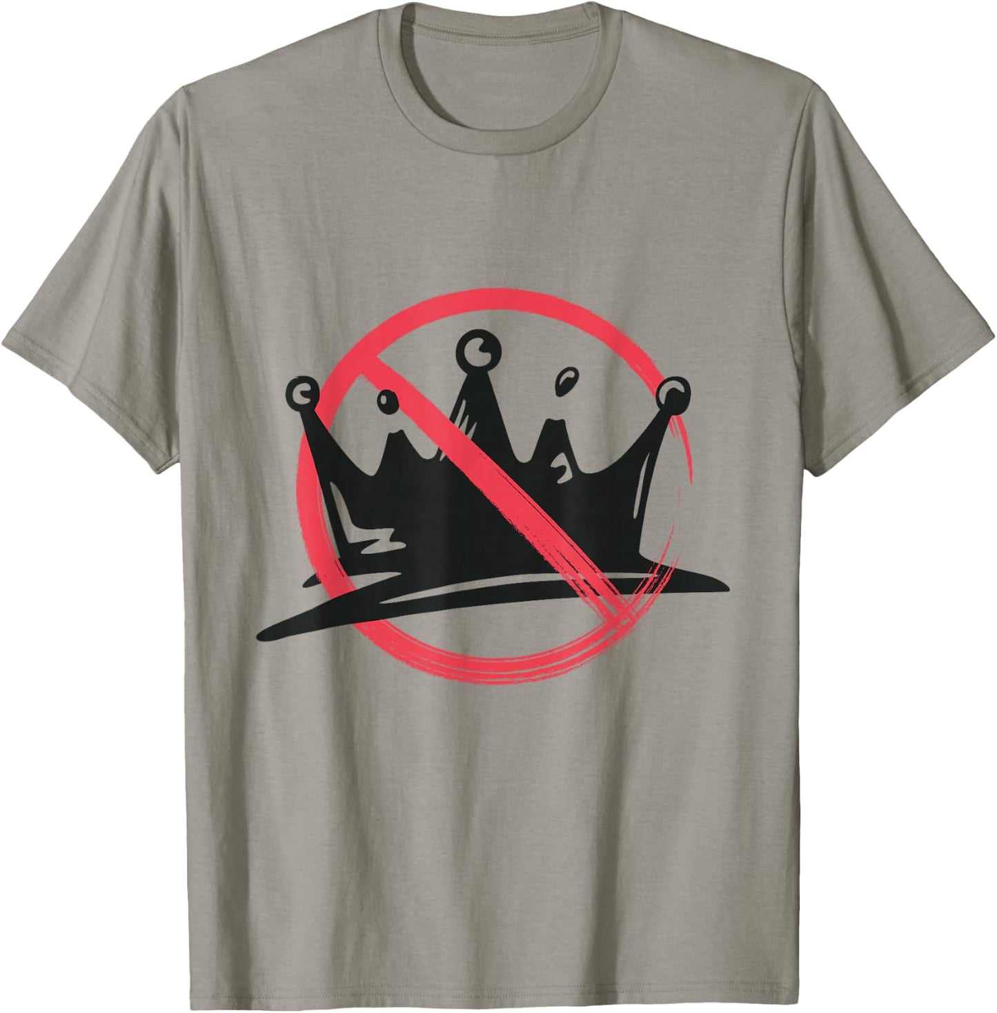 No Kings Two Sided Front Back Nope Vintage T-Shirt - T-Shirt | Sand