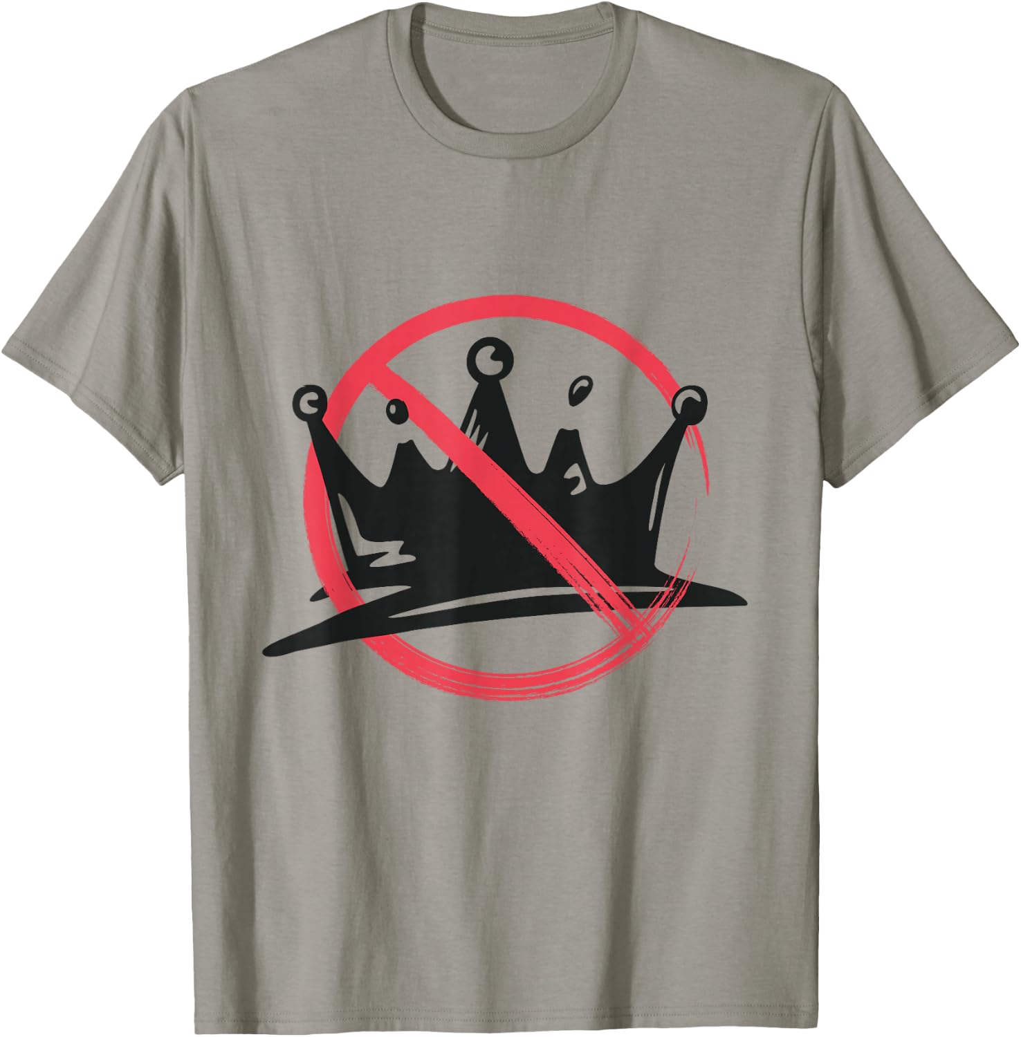 No Kings Two Sided Front Back Nope Vintage T-Shirt - T-Shirt | Sand