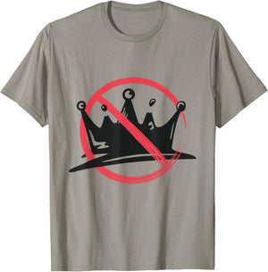 No Kings Two Sided Front Back Nope Vintage T-Shirt - T-Shirt | Sand
