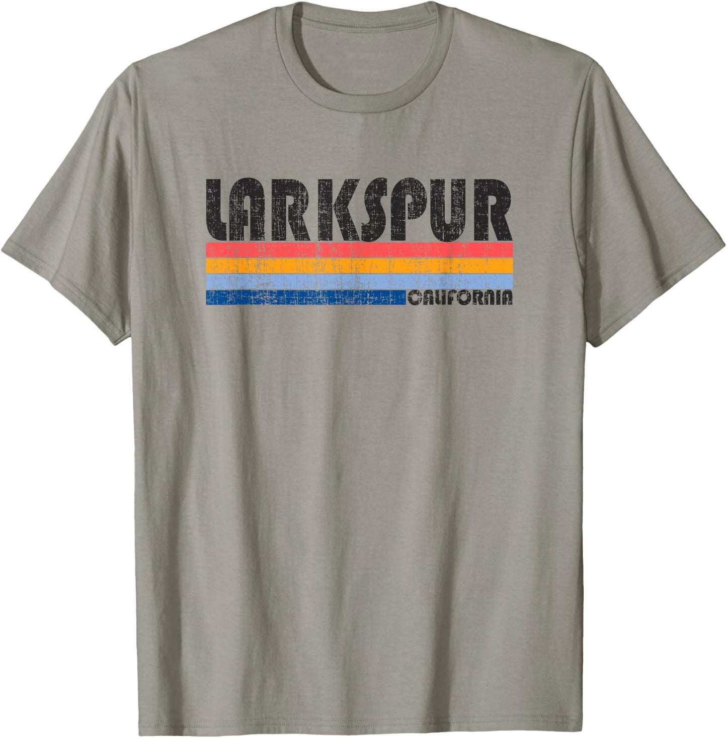 Vintage 70s 80s Style Larkspur, CA T-Shirt - T-Shirt | Sand
