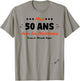 Humour 50 Years to Sign Birthday 50 Years Signature , white T-Shirt - T-Shirt | Sand